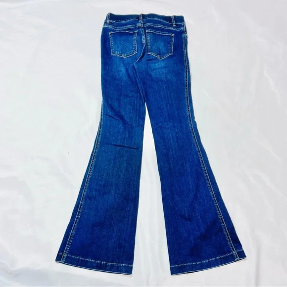 Spanx High Rise Flare Jeans (size small petite) EUC - Picture 10 of 12